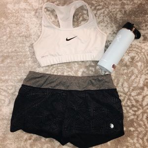 Tribal print patterned running/athletic shorts